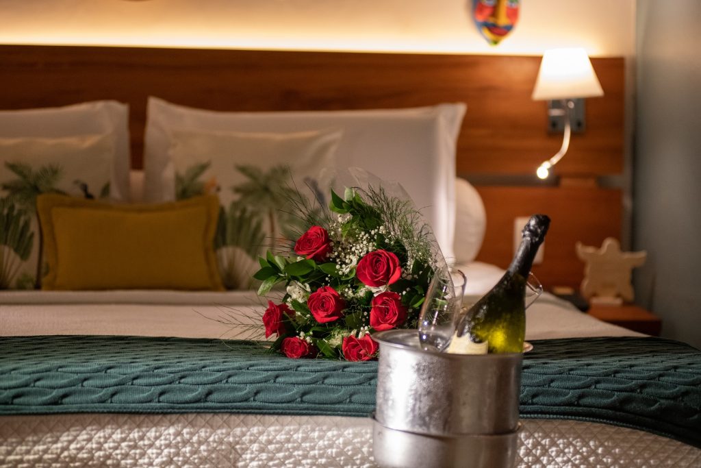 quanto custa decoração lua de mel hotel