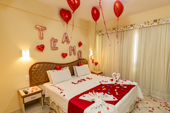 decoração de lua de mel hoteis