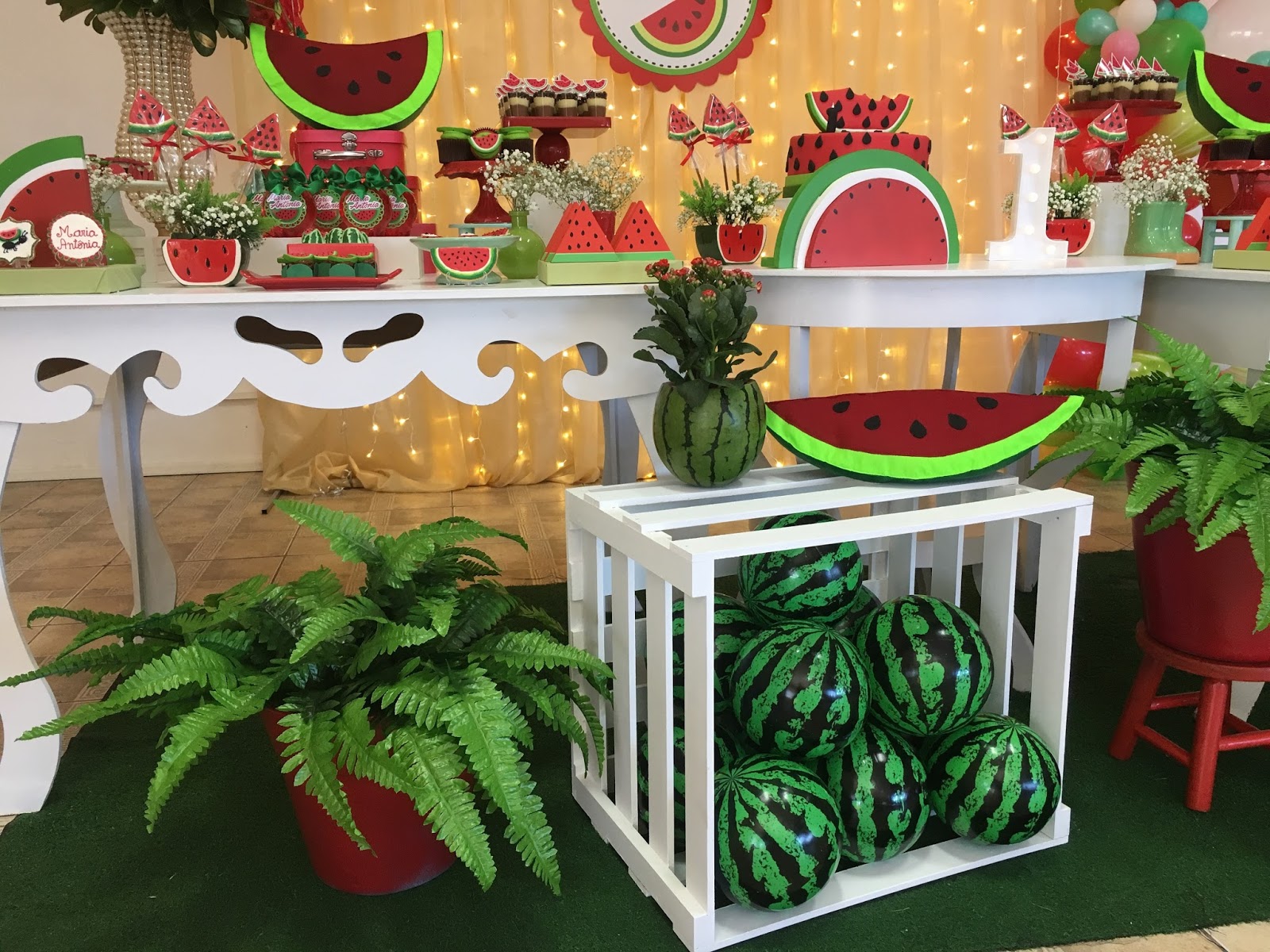 decoração melancia festa infantil