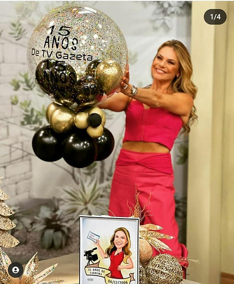 balão de mesa para festa infantil