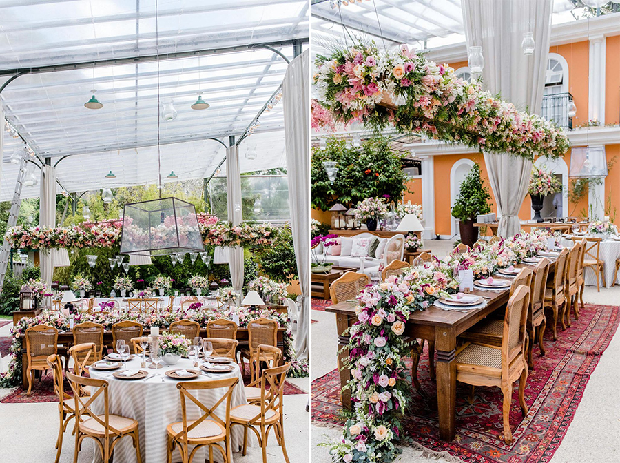 estilos de mesa de casamento