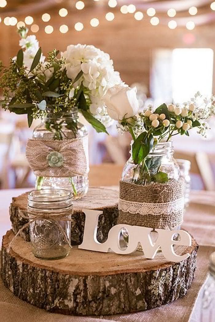 mesa de bolo boho chic