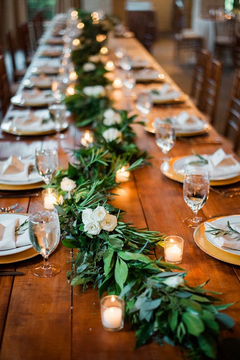 casamento simples decoração mesa