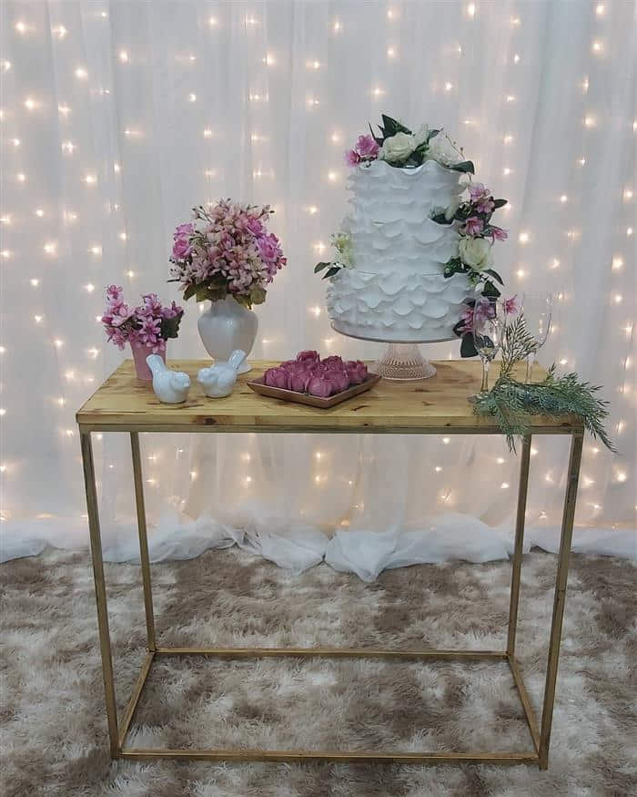 centros de mesa de casamento com velas