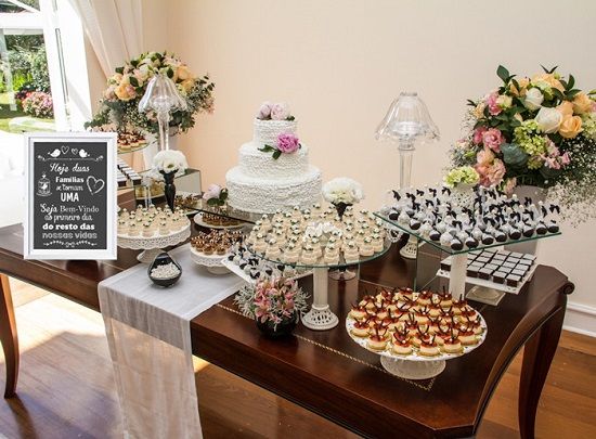 decoração de mesa de casamento rústica chic