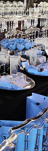 decoração de mesa de formatura simples