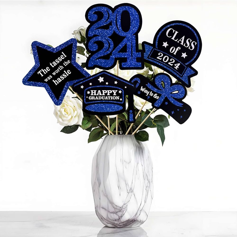 decoração de mesa de formatura simples