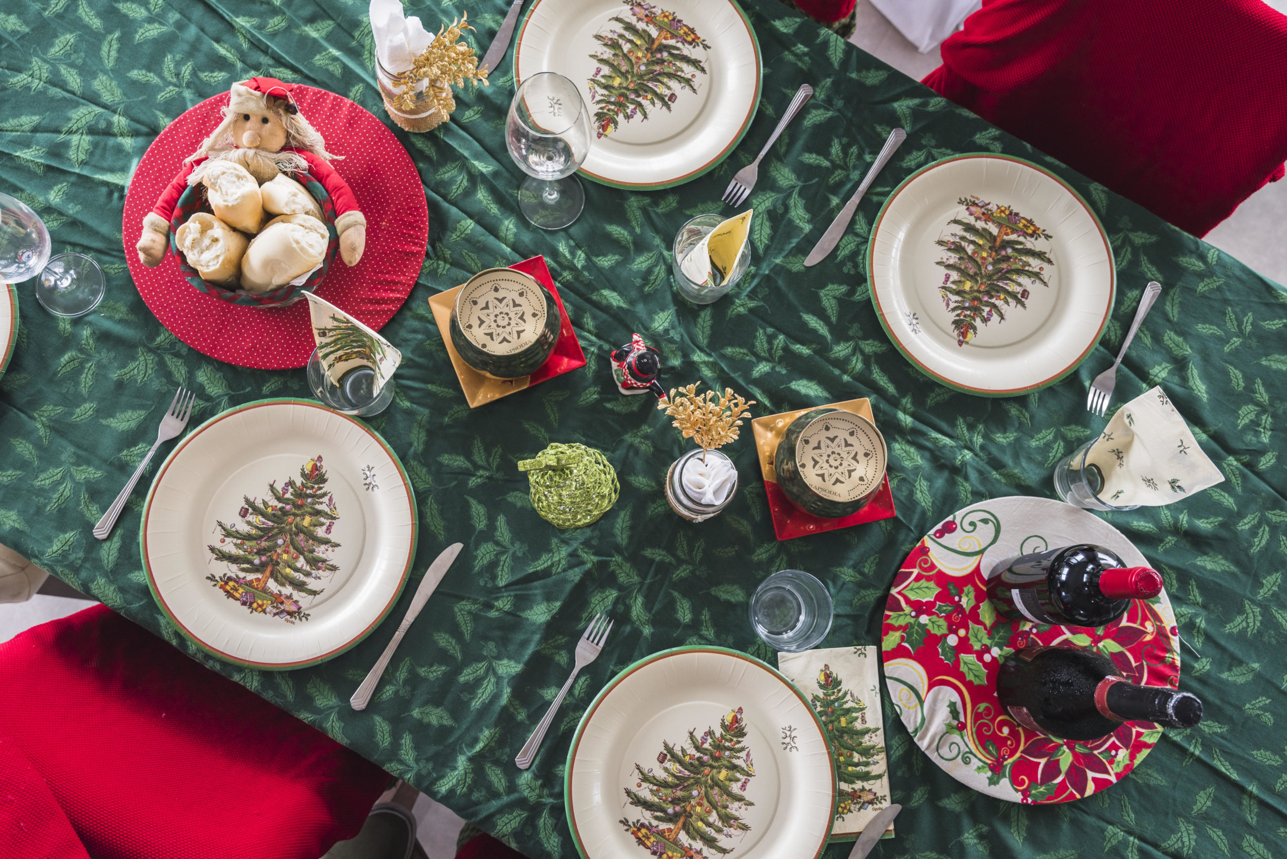 quanto custa decorar uma mesa de natal completa