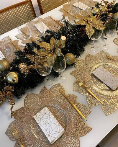 ideias de decoração de mesa de natal com juta passo a passo