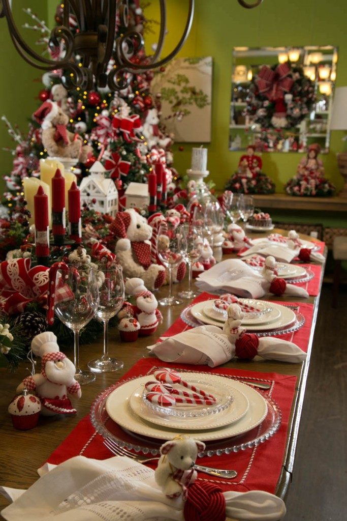 juta vs. outros tecidos para mesa de natal