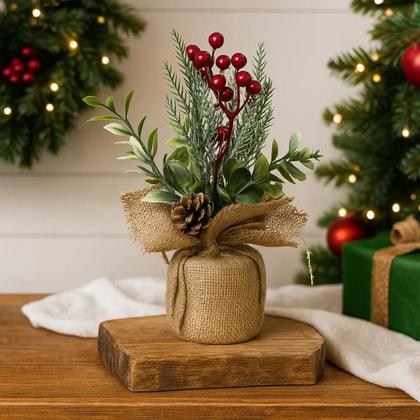 erros comuns ao decorar mesa de natal com juta