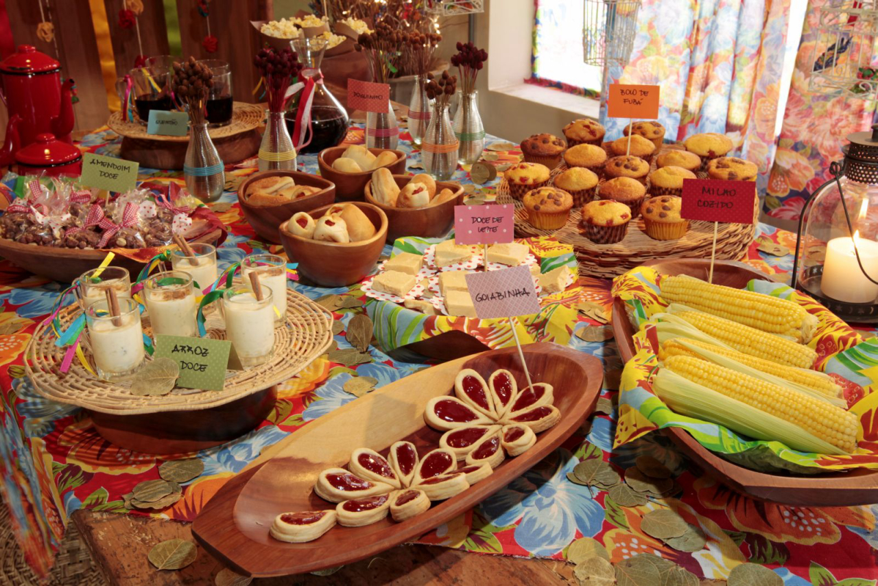decoração de mesa de são joão