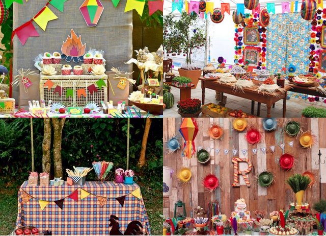 como fazer fogueira artesanal para mesa de sao joao