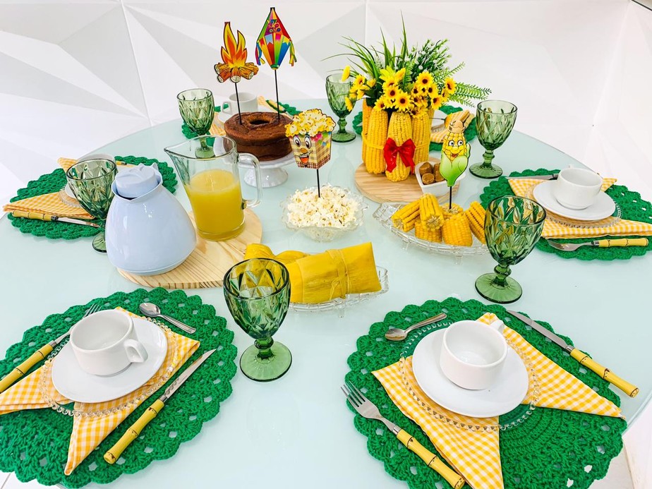 como fazer fogueira artesanal para mesa de sao joao