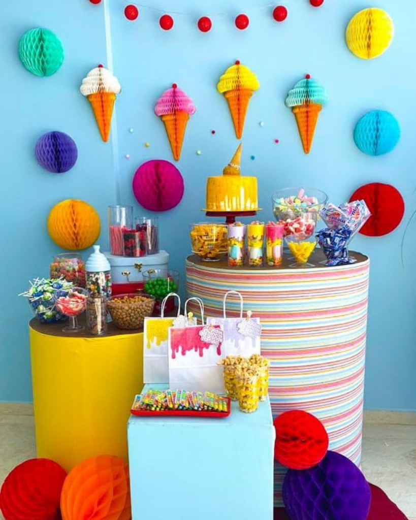 decoração de mesa dia das crianças