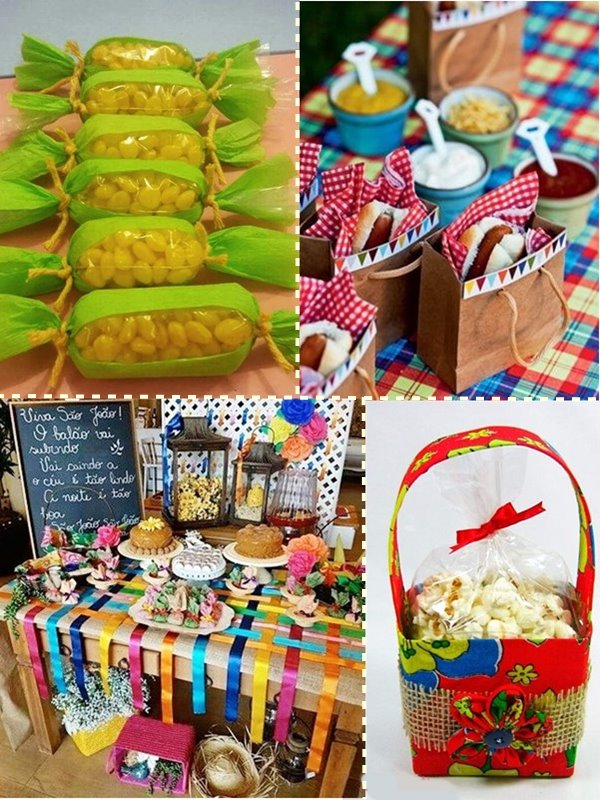 bandeirinhas mesa festa junina