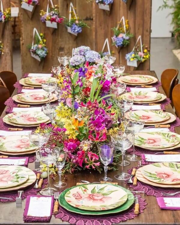 como usar velas na decoração de mesa de jantar