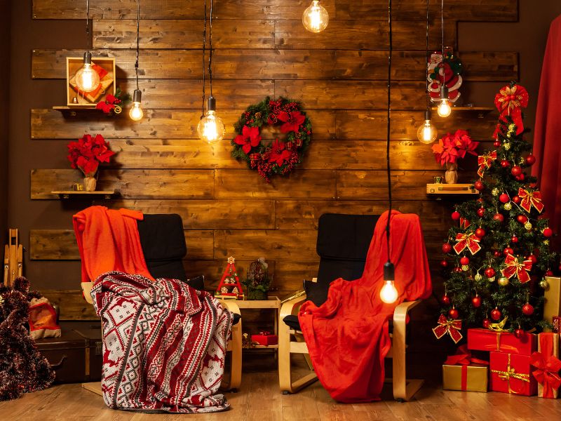 ideias de painel de natal 2025 para sala