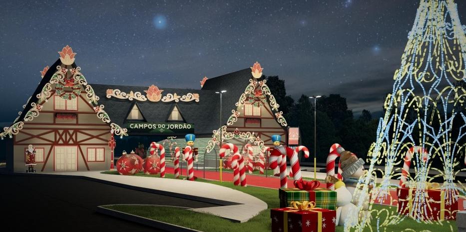decoracao natal campos do jordao vs gramado