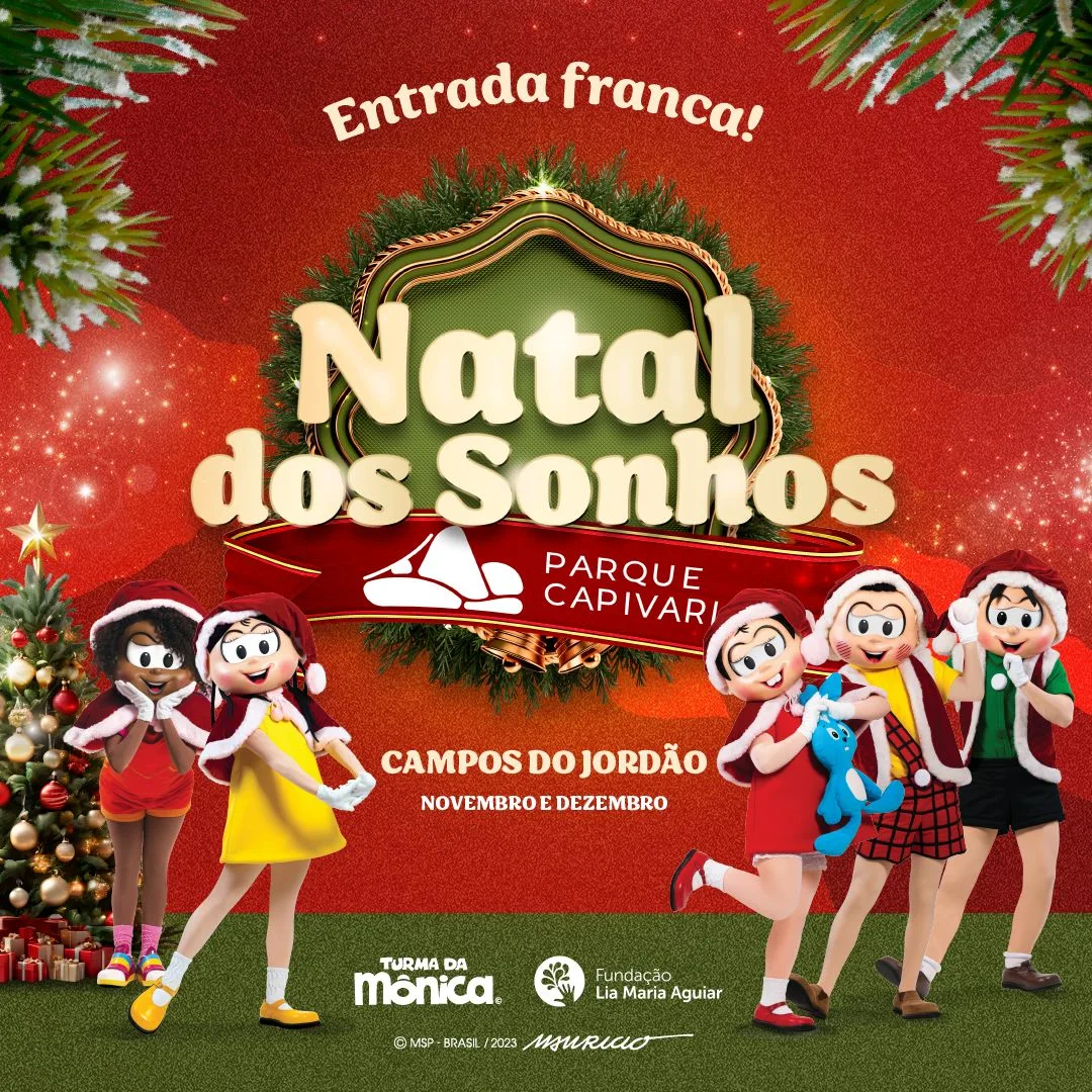 Parque Capivari decoração natalina
