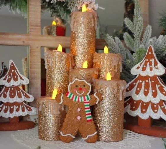 decoração de natal barata com macarrão de piscina
