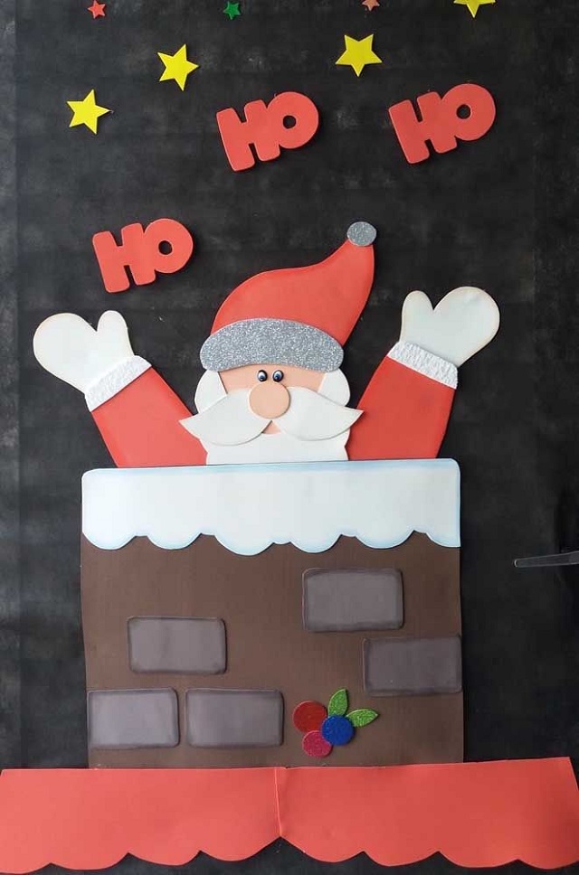 passo a passo decoração de natal TNT EVA