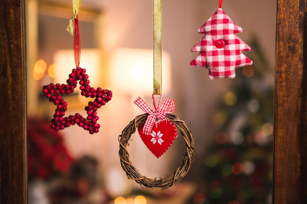 enfeitar loja para o natal