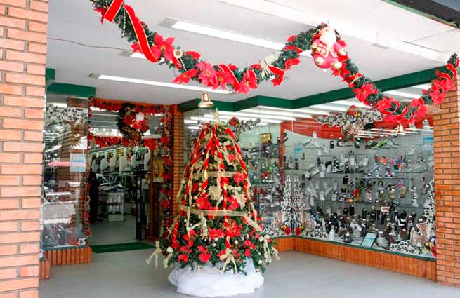 dicas decoração vitrine natal