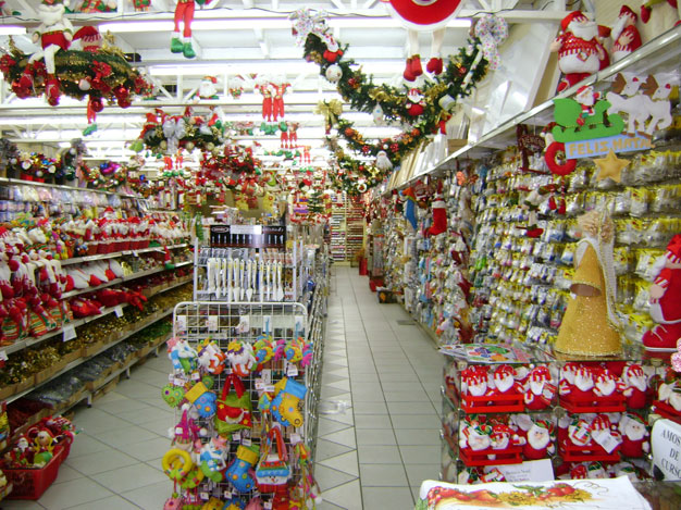decoração de natal para pequenos comércios