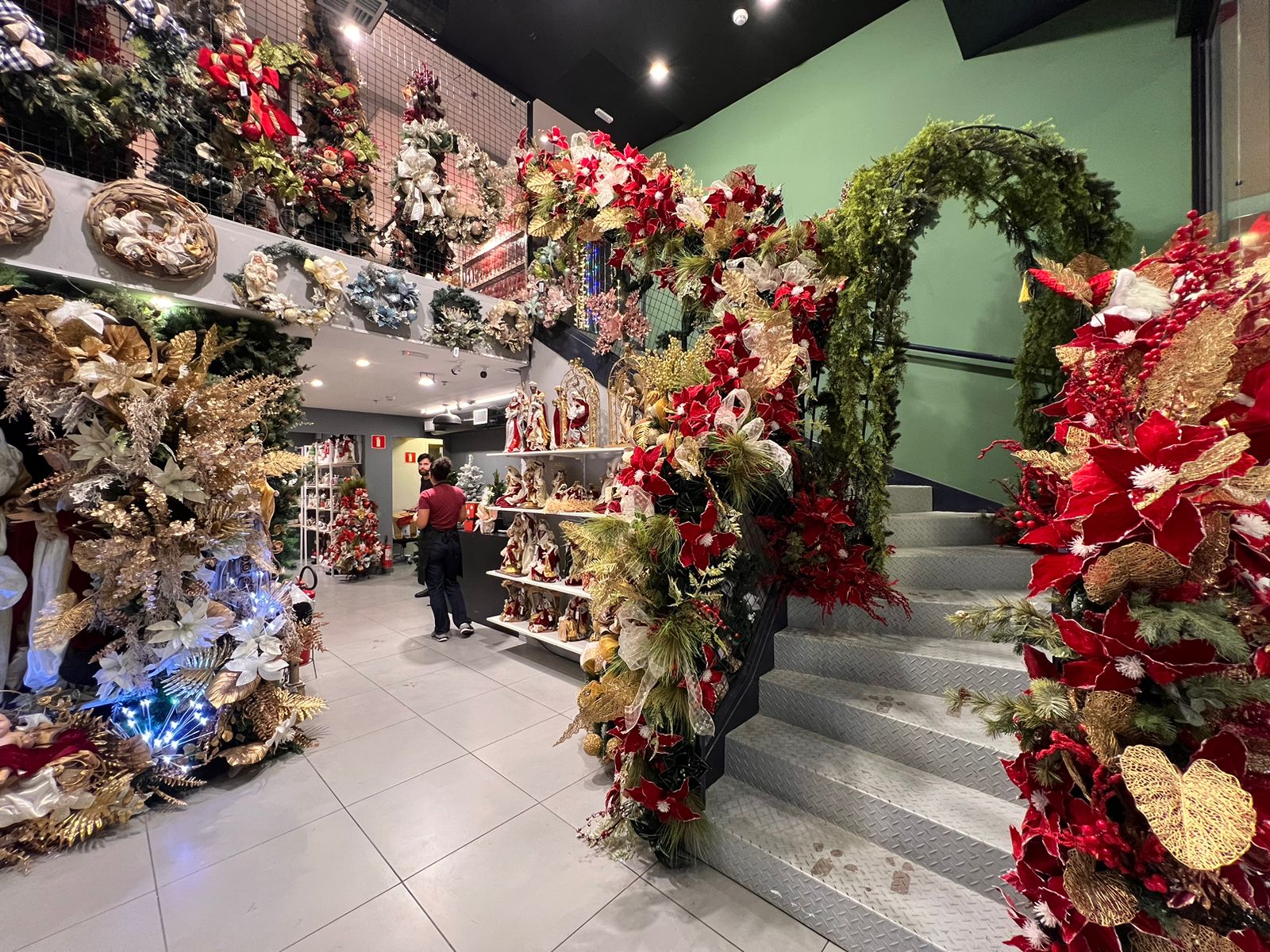 loja de decoração de natal