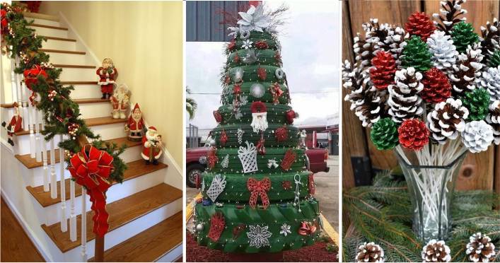 decoracao natal varanda barata versus luxuosa