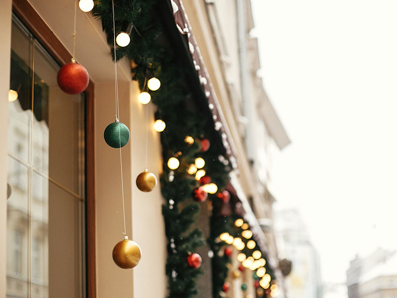 ideias criativas decoração natal área externa