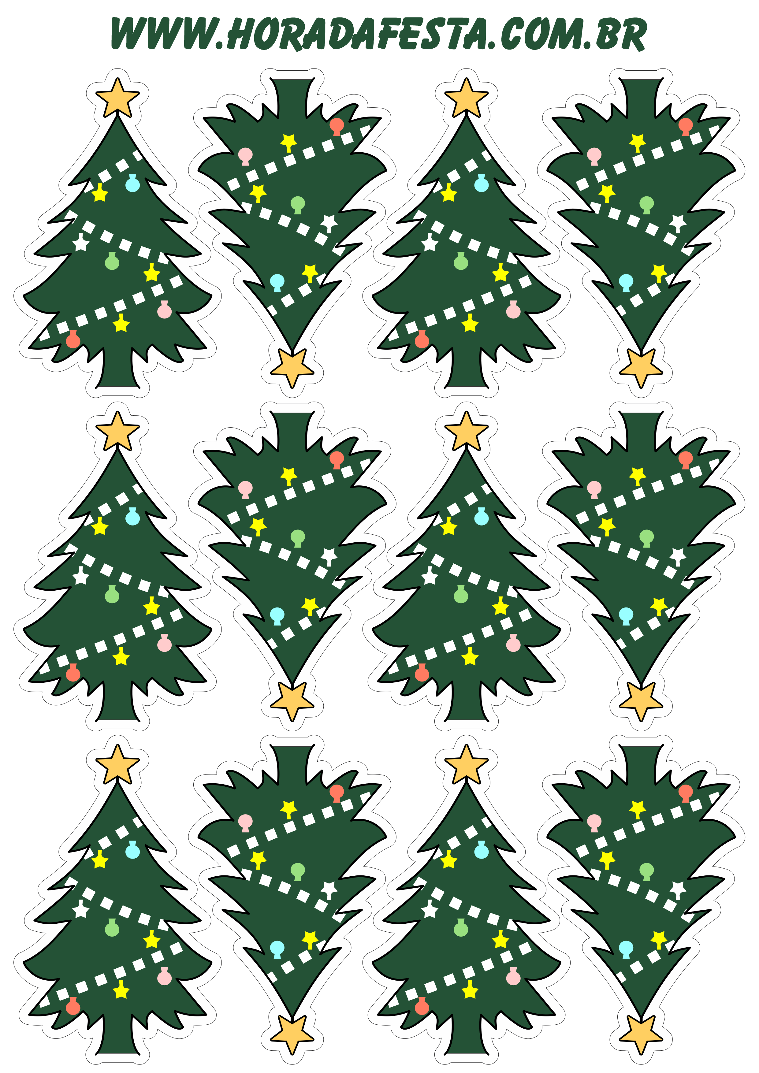 decoração de natal para imprimir grátis