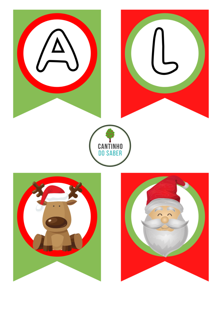 letras de natal para imprimir