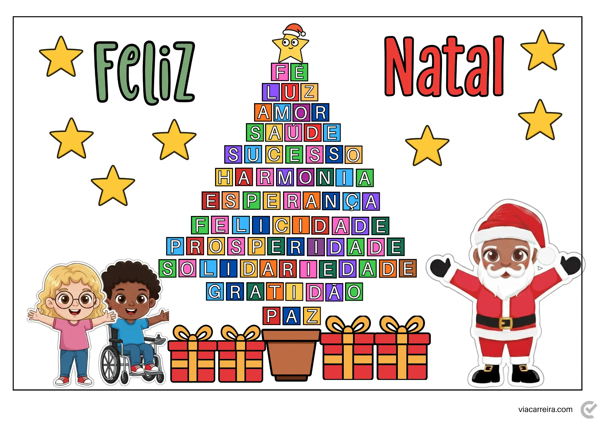 decoração de natal para imprimir grátis