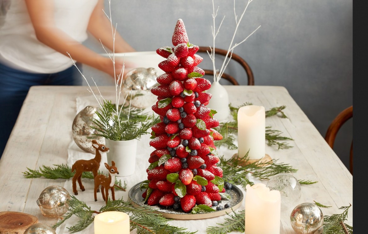cores mesa de natal moderna