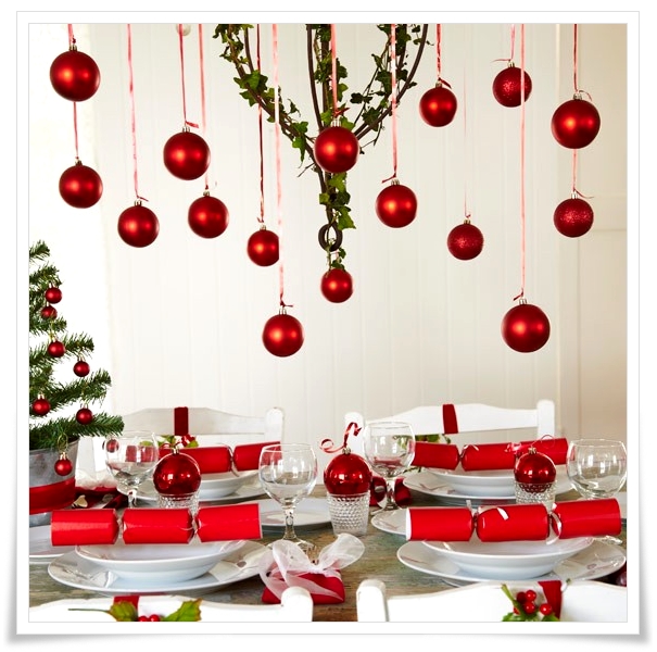 tendências decoração mesa de natal