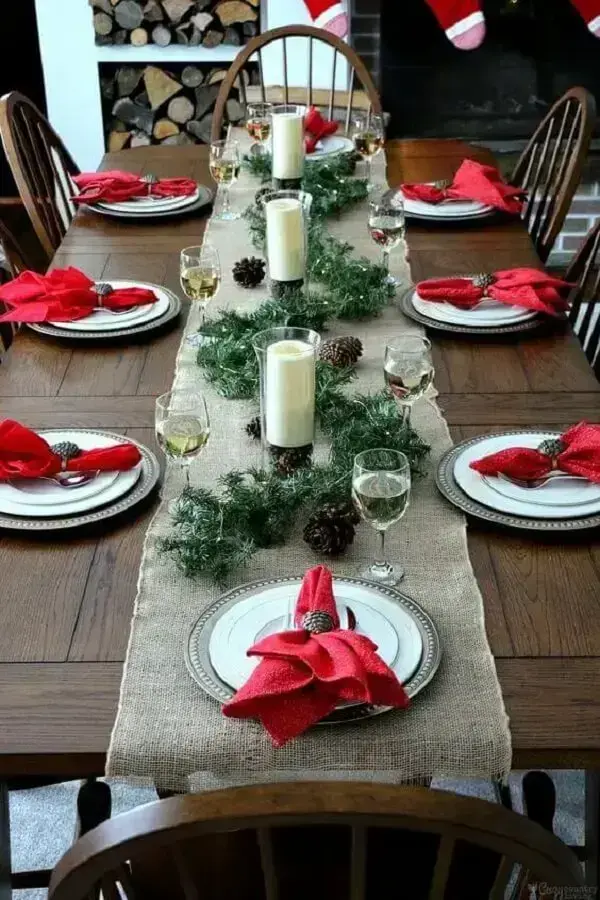 dobradura de guardanapo natal
