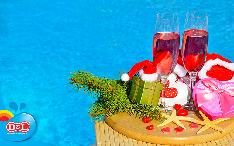 segurança decoração piscina natal