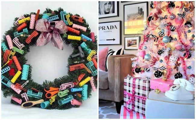decoração de natal para estética