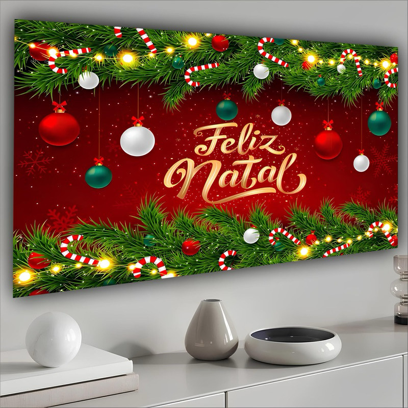 decoração de natal DIY para salão de beleza