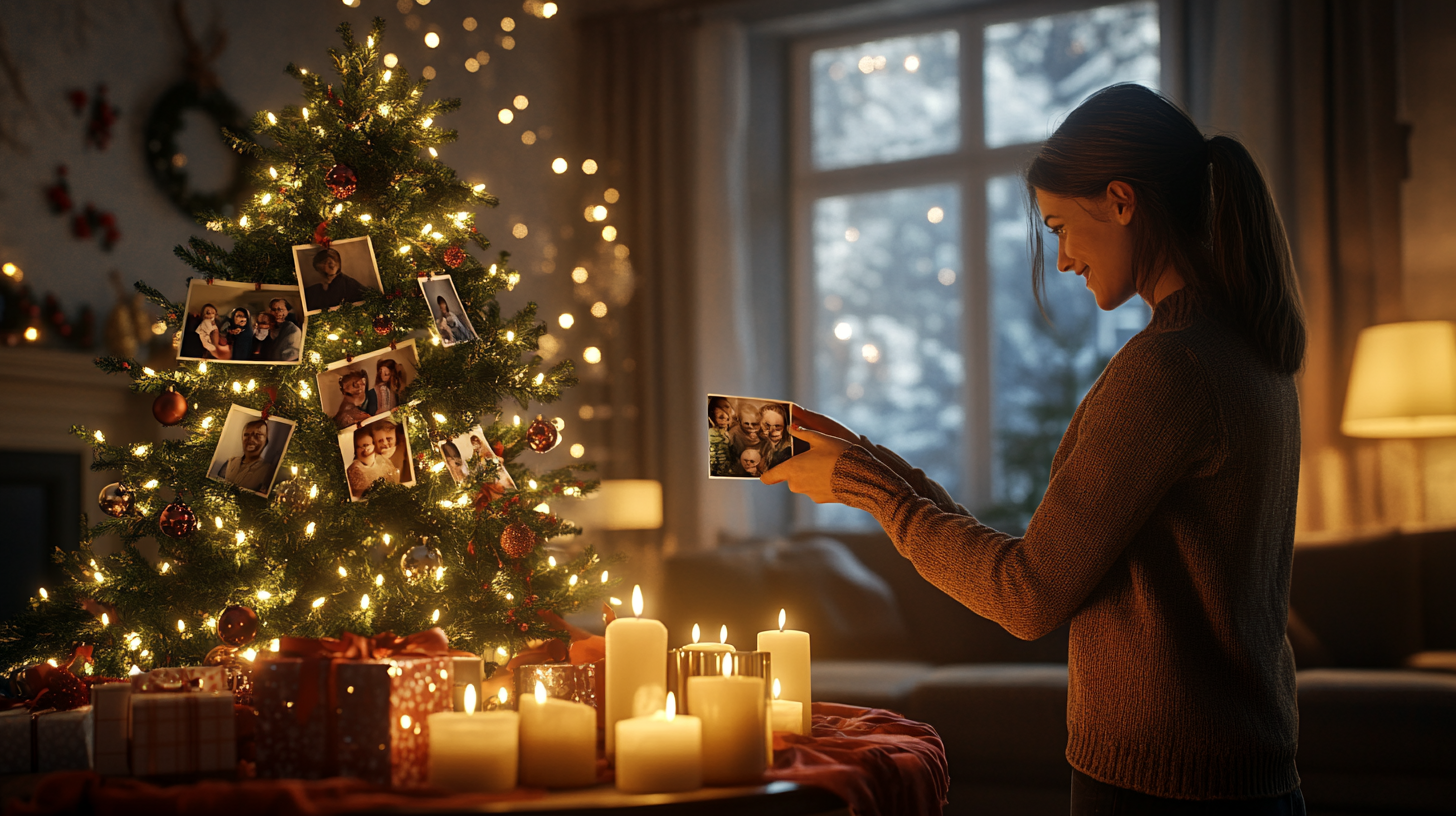 decoração natalina para fotos caseira versus profissional