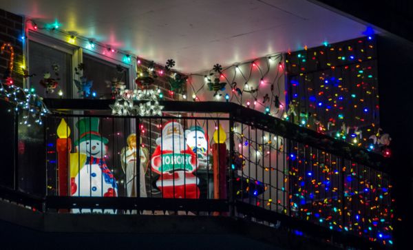 decoração de natal DIY para varanda