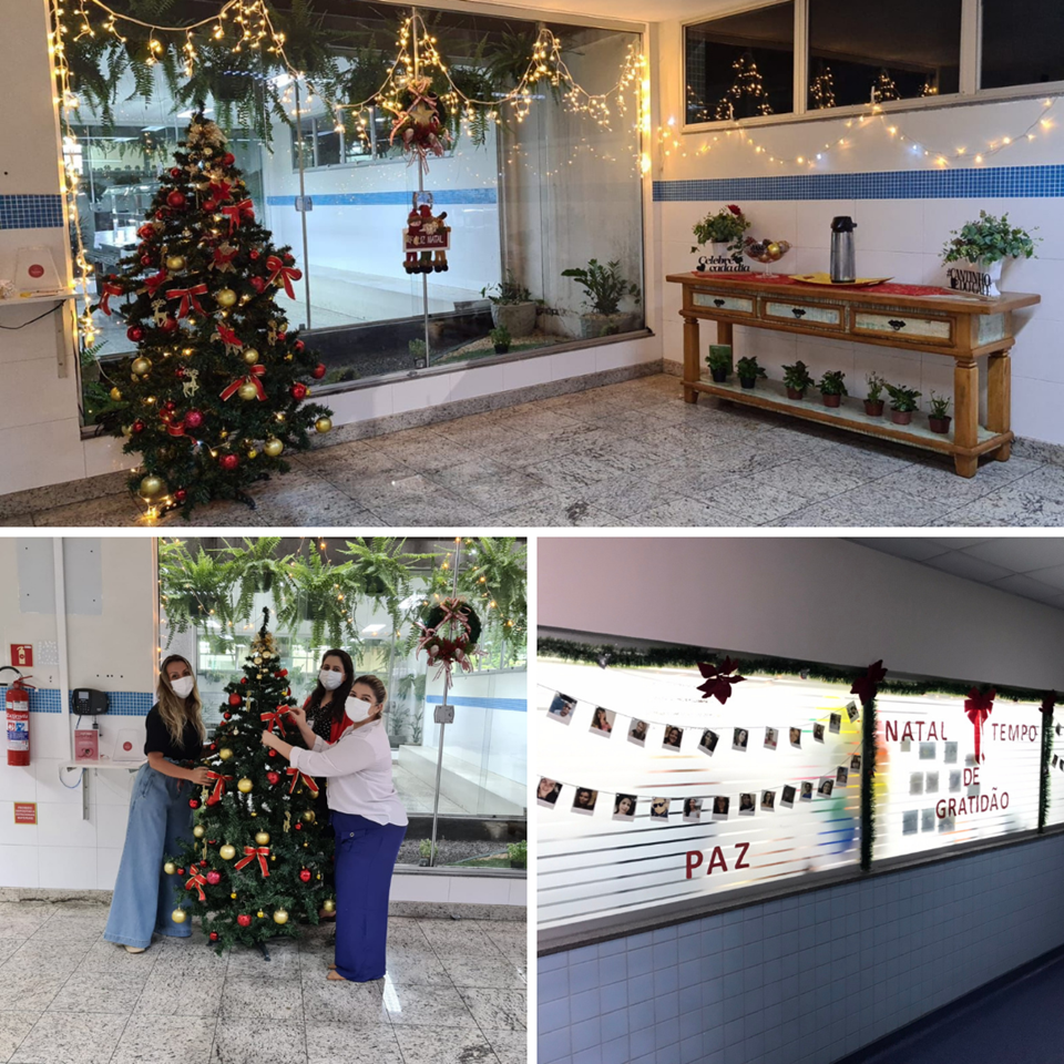 decoração de natal recepção barata