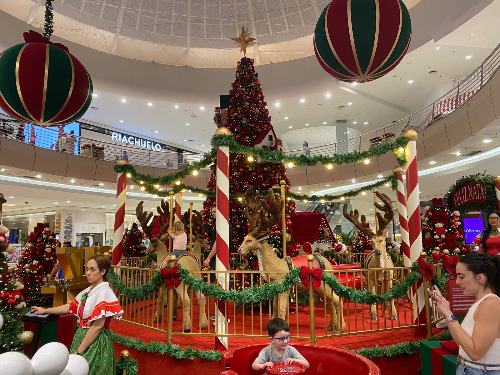 cenografia natalina shopping center