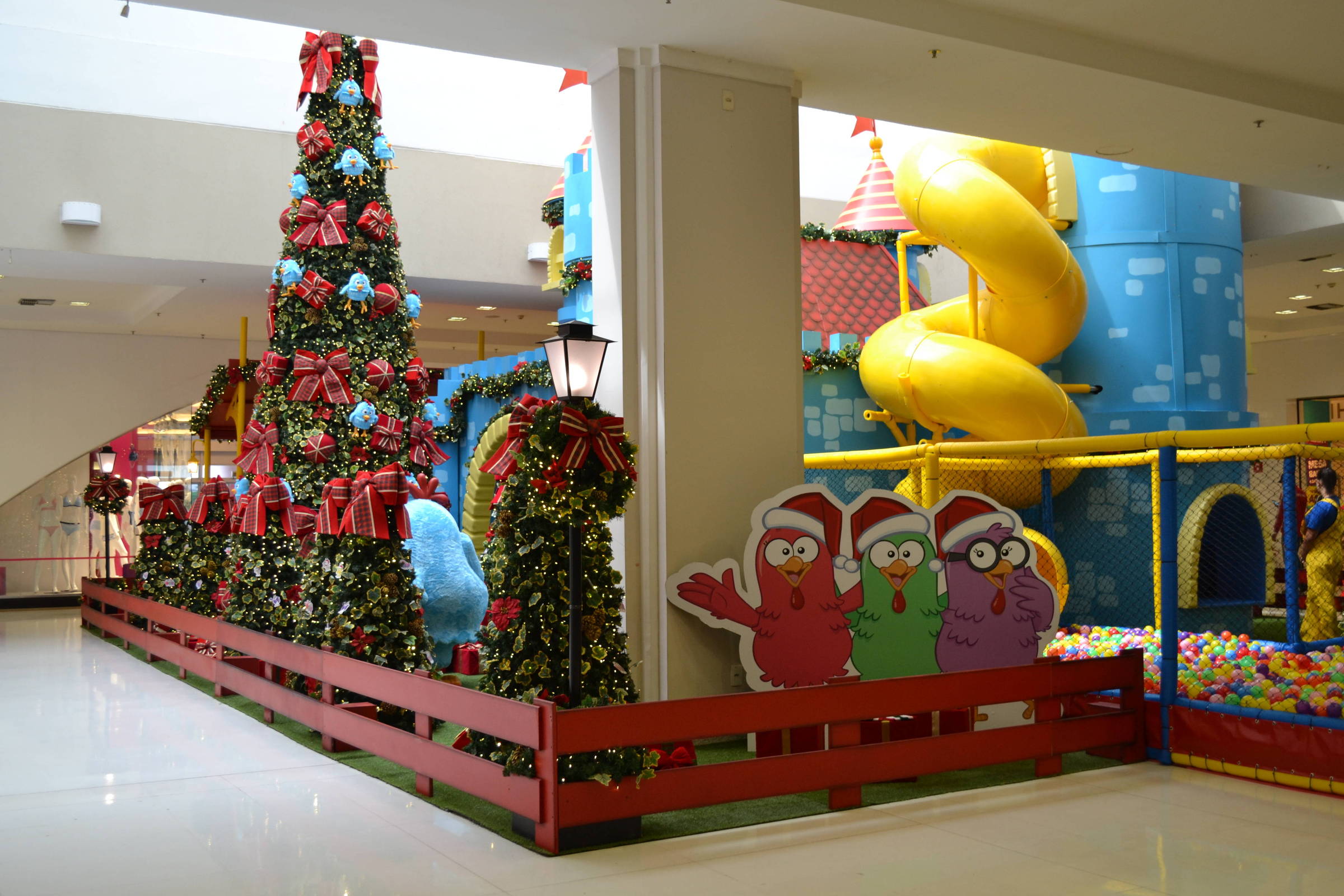 iluminação de Natal para shoppings