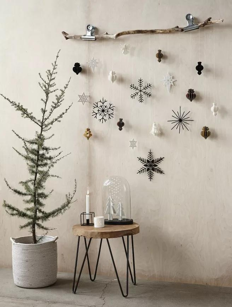 árvore de natal de parede passo a passo