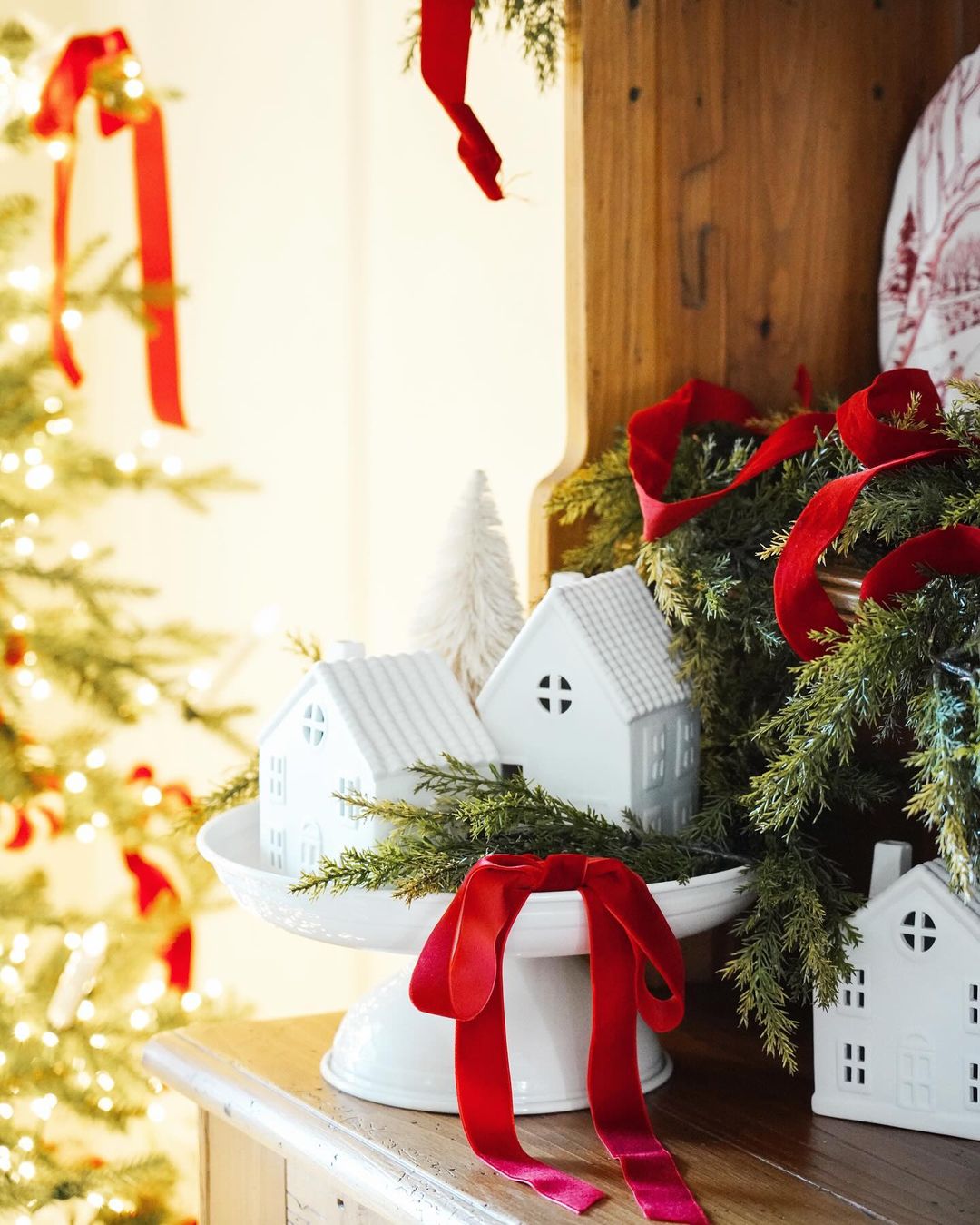 árvore de natal na sala