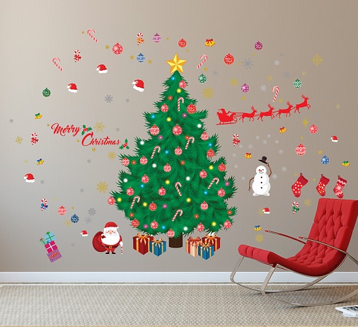árvore de natal de parede passo a passo