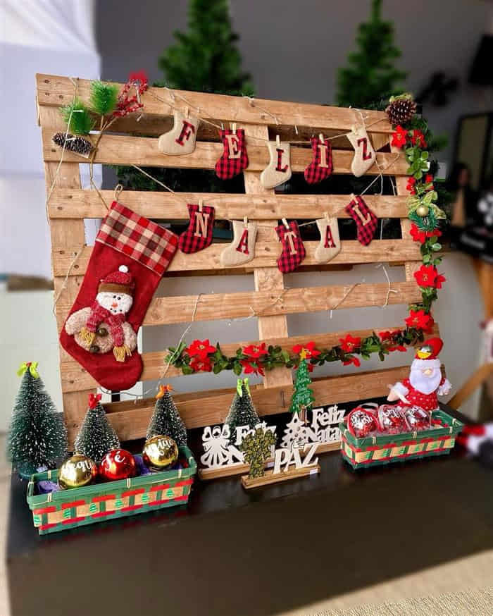 decoração de natal barata e criativa